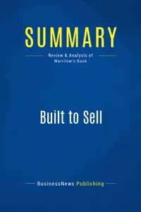 Summary: Built to Sell_cover