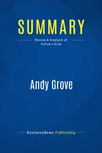 Summary: Andy Grove_cover