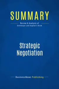 Summary: Strategic Negotiation_cover