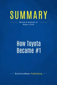Summary: How Toyota Became #1_cover