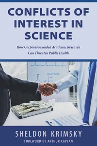 Conflicts of Interest in Science_cover