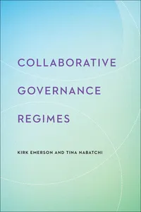 Collaborative Governance Regimes_cover