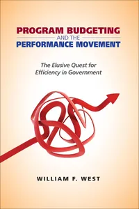 Program Budgeting and the Performance Movement_cover