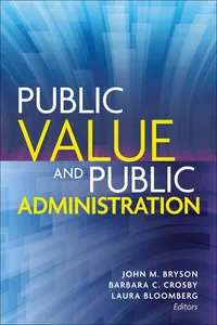 Public Value and Public Administration_cover