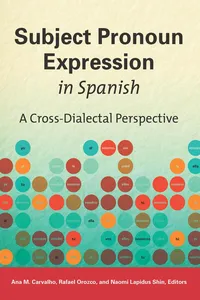 Subject Pronoun Expression in Spanish_cover