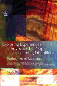 Exploring Experiences of Advocacy by People with Learning Disabilities_cover