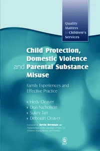 Child Protection, Domestic Violence and Parental Substance Misuse_cover