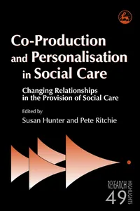 Co-Production and Personalisation in Social Care_cover