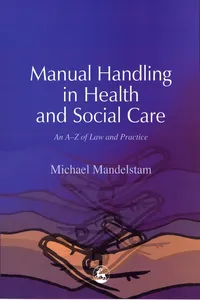 Manual Handling in Health and Social Care_cover