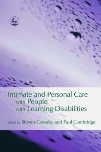 Intimate and Personal Care with People with Learning Disabilities_cover