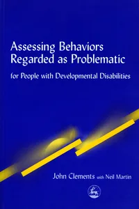 Assessing Behaviors Regarded as Problematic_cover