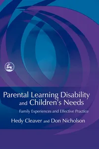 Parental Learning Disability and Children's Needs_cover