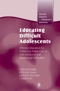 Educating Difficult Adolescents_cover