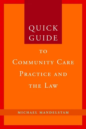 Quick Guide to Community Care Practice and the Law