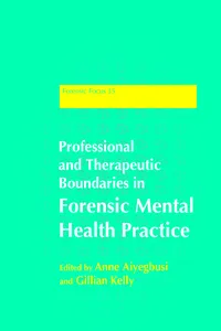 Professional and Therapeutic Boundaries in Forensic Mental Health Practice_cover