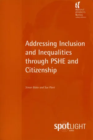 Addressing Inclusion and Inequalities through PSHE and Citizenship