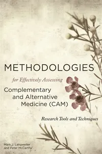 Methodologies for Effectively Assessing Complementary and Alternative Medicine_cover