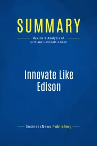 Summary: Innovate Like Edison_cover