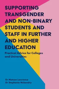 Supporting Transgender and Non-Binary Students and Staff in Further and Higher Education_cover