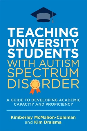 Teaching University Students with Autism Spectrum Disorder