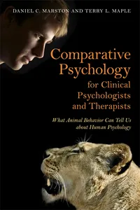 Comparative Psychology for Clinical Psychologists and Therapists_cover