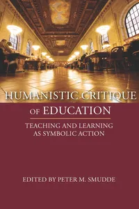 Humanistic Critique of Education_cover