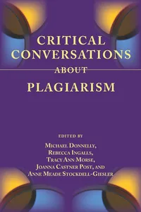 Critical Conversations About Plagiarism_cover