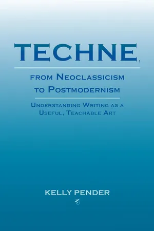 Techne, from Neoclassicism to Postmodernism