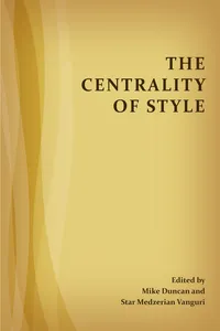 Centrality of Style, The_cover