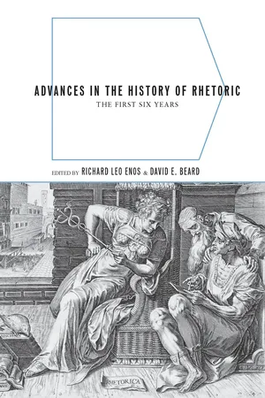 Advances in the History of Rhetoric