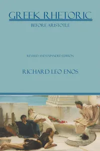 Greek Rhetoric Before Aristotle_cover