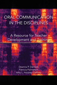 Oral Communication in the Disciplines_cover