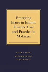 Emerging Issues in Islamic Finance Law and Practice in Malaysia_cover