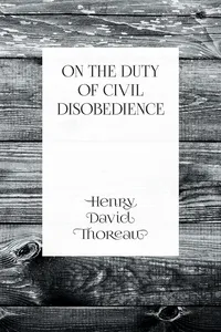 On the Duty of Civil Disobedience_cover