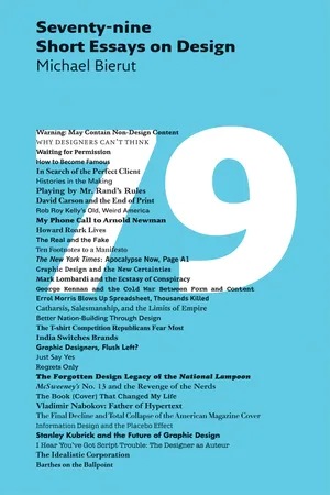 79 Short Essays on Design