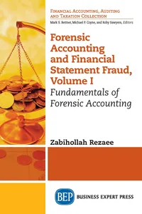 Forensic Accounting and Financial Statement Fraud, Volume I_cover