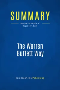 Summary: The Warren Buffett Way_cover
