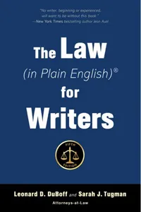 The Law for Writers_cover