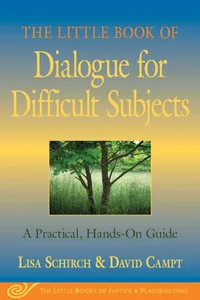 The Little Book of Dialogue for Difficult Subjects_cover