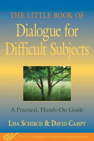 The Little Book of Dialogue for Difficult Subjects