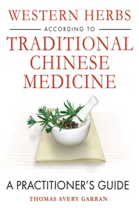 Western Herbs according to Traditional Chinese Medicine_cover