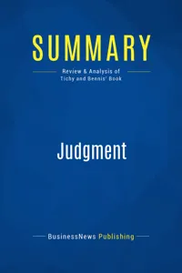 Summary: Judgment_cover