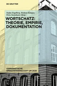 Wortschatz: Theorie, Empirie, Dokumentation_cover