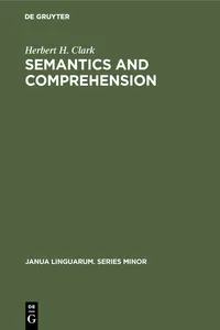 Semantics and Comprehension_cover