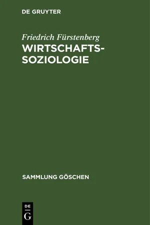 Wirtschaftssoziologie