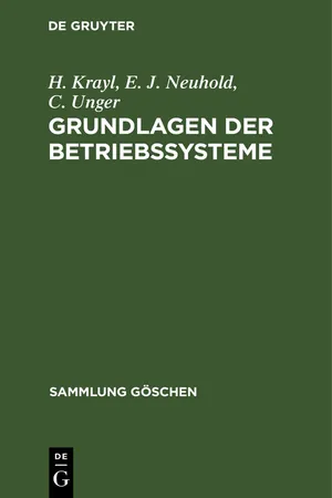 Grundlagen der Betriebssysteme