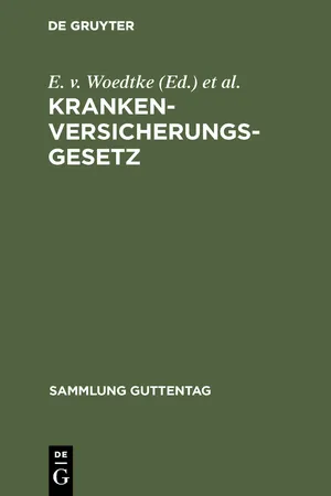 Krankenversicherungsgesetz