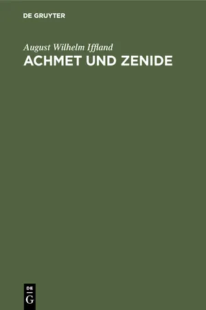 Achmet und Zenide