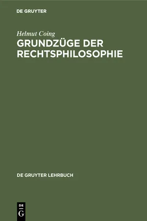 Grundzüge der Rechtsphilosophie