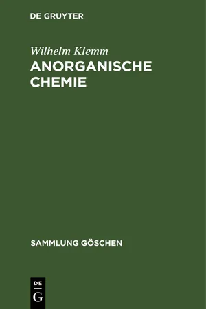 Anorganische Chemie